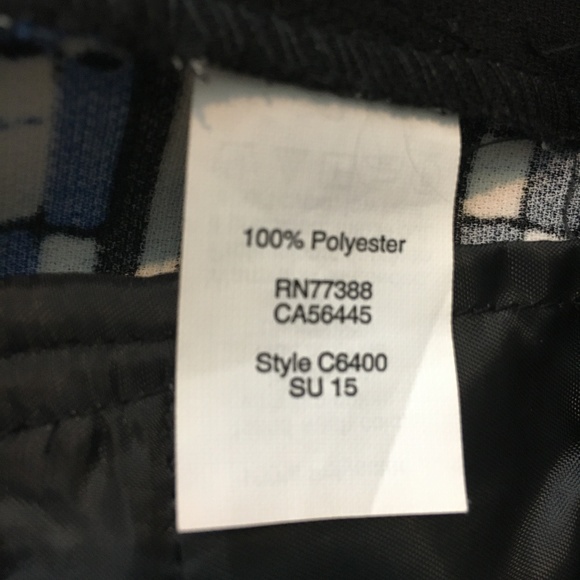 J. Crew Geometric Print Drapey Shorts Size 00 - Picture 4 of 5